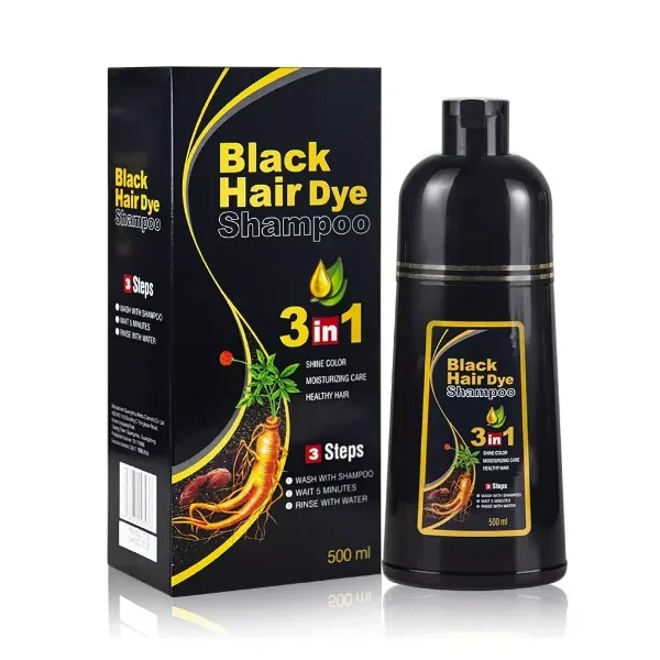 MEIDU SHAMPOO TAPA CANAS NEGRO 500ML