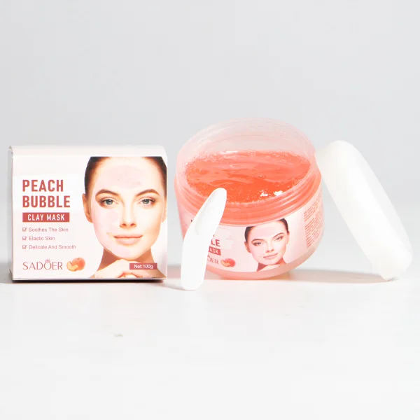 MASCARILLA DE ARCILLA DE BURBUJA DE DURAZNO 