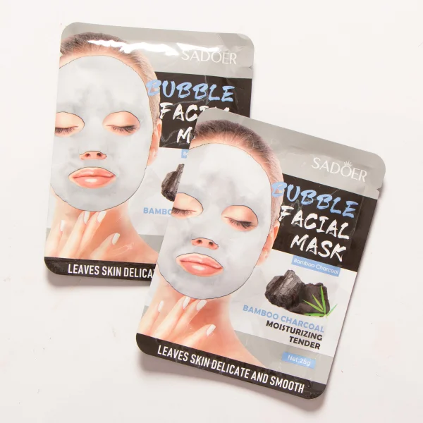 MASCARILLA EN VELO DE BURBUJA DE CARBON SADOER