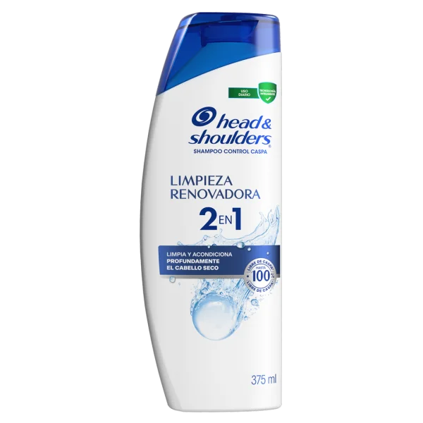 SHAMPOO HEAD SHOULDERS LIMPIEZA RENOVADORA 2 EN 1