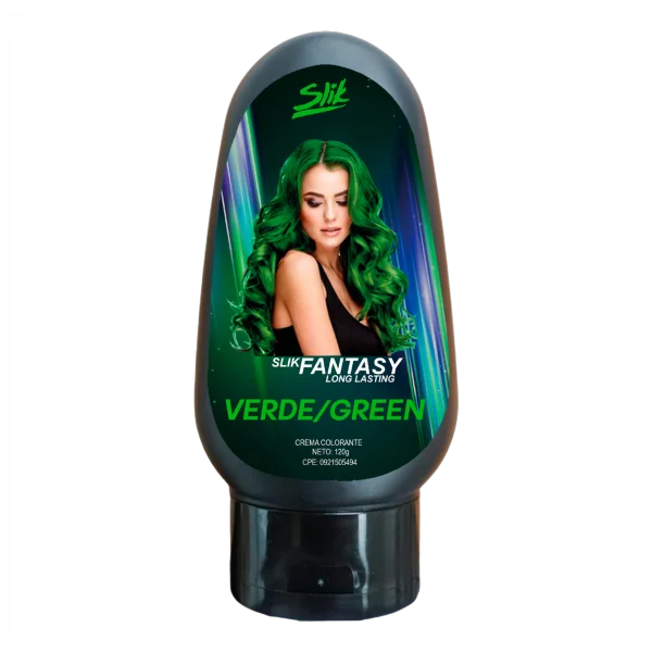 SLIK CREMA COLORANTE VERDE 120GR