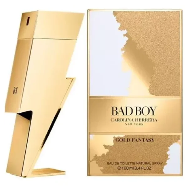 CAROLINA HERRERA BAD BOY GOLD  FANTASY MEN