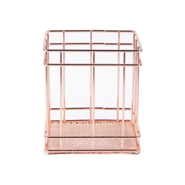 PORTA BROCHA METALICO CUADRADO