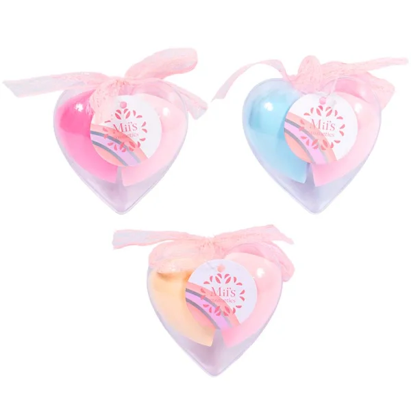 SET DE ESPONJAS CORAZON X2 MIIS COSMETICS