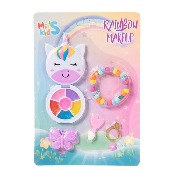 SET DE MAQUILLAJE Y ACCESORIOS RAINBOW MAKEUP MIIS KIDS